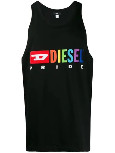 Diesel X Pride Tank Top In Black