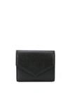 OFF-WHITE OFF-WHITE ARROWS-PRINT SMALL WALLET - 黑色