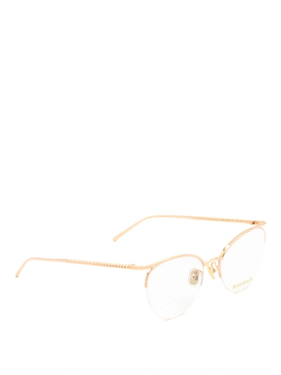 Boucheron Rope-shaped Arms Eyeglasses In Gold