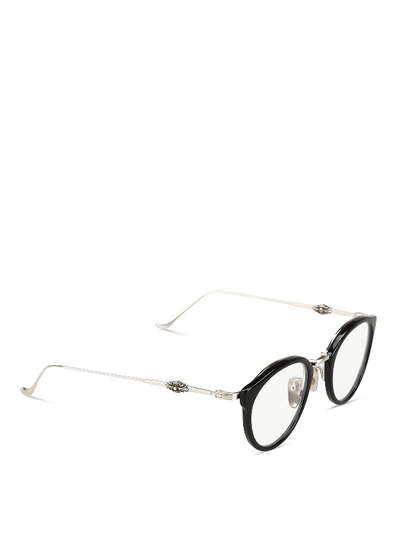 Chrome Hearts Dig Big Round Eyeglasses In Black