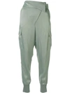 3.1 PHILLIP LIM / フィリップ リム Satin foldover waist trousers