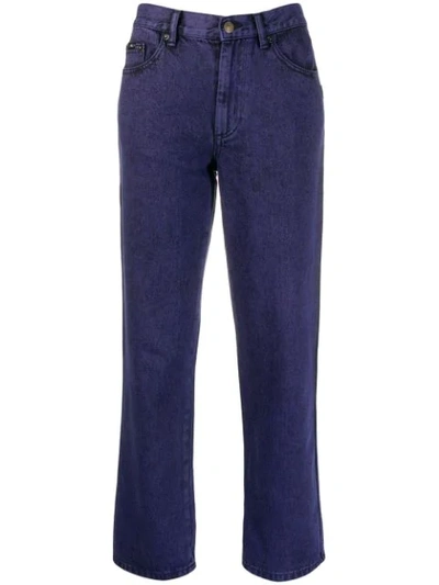 Marc Jacobs The Turn Up" Overdye Jeans" In Purple