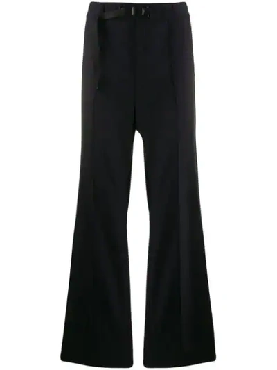 Maison Margiela Flared Tailored Trousers - 蓝色 In 511f Dark Blue