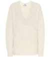 ACNE STUDIOS RIBBED-KNIT WOOL SWEATER,P00409472