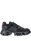 Prada Cloudbust Thunder Sneakers In Black