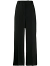 Prada High Waisted Tailored Trousers In Black