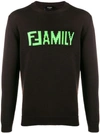 FENDI FFAMILY INTARSIA JUMPER