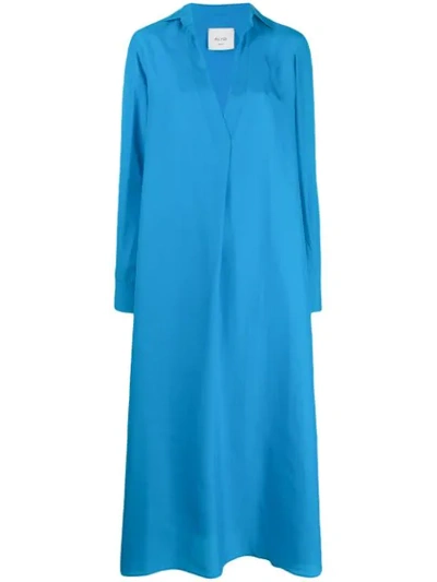 Alysi Tunic Shirt Dress - 蓝色 In Blue