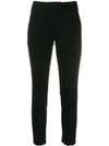 Dondup Mid-rise Skinny Trousers In Black