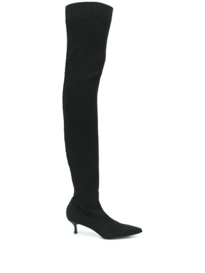 Dorothee Schumacher Over The Knee Boots - 黑色 In Black