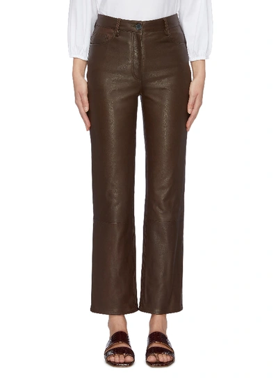 The Row 'charlee' Leather Pants