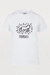 FIORUCCI KEITH HARING T-SHIRT,W01TKHT1CWH WHITE