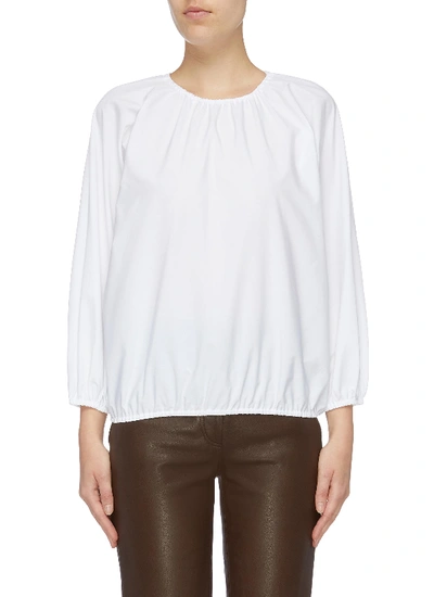 The Row 'rain' Ruched Border Top