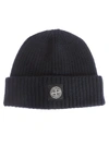 STONE ISLAND LOGO PATCH BEANIE,11010621