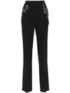CHRISTOPHER KANE DIAMANTÉ CHAIN-EMBELLISHED TROUSERS