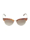 GUCCI 55MM HAVANA TORTOISE SUNGLASSES,0400010816694