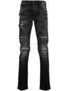 BEN TAVERNITI UNRAVEL PROJECT MULTI ZIP SLIM JEANS