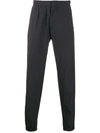 ERMENEGILDO ZEGNA MID-RISE TAPERED TROUSERS