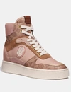 COACH COACH C220 HIGH TOP SNEAKER WITH PATCH,G4335