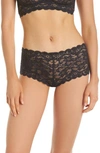 Hanro Luxury Moments Boyleg Briefs In Midnight 1630