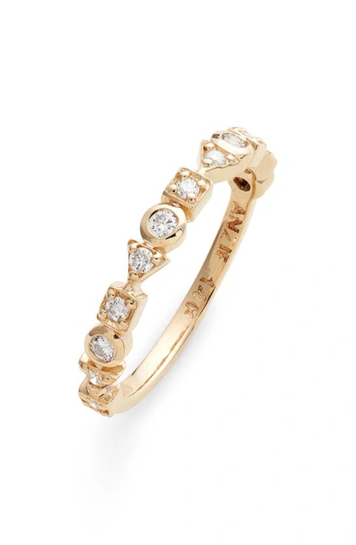 Anzie Cleo Diamond Eternity Band Ring In Gold/ Diamond