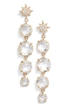 Anzie North Star Drop Earrings In Gold