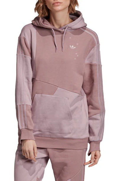 Adidas Originals X Danielle Cathari Deconstructed Hoodie In Soft Vision-purple