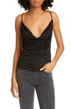 Opening Ceremony Cowl-neck Cross-back Camisole In Black