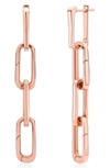 Monica Vinader 18k Rose Gold Alta Capture Charm Cocktail Drop Earrings