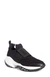 Roger Vivier Viv Run Mesh And Leather Sneakers In Black