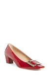 Roger Vivier 45mm Trompette Patent Leather Pumps In Red