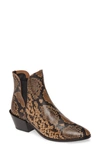TOD'S TEX SNAKE EMBOSSED CHELSEA BOOTIE,XXW94A0Z950THYB209