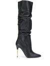 TOM FORD RUCHED CALF HIGH BOOTS