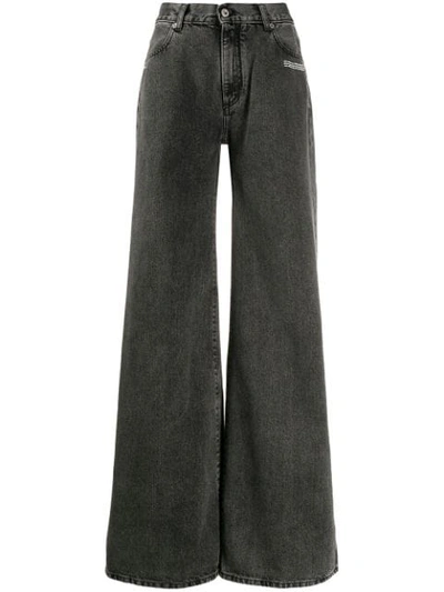 Off-white Wide-leg Jeans - 灰色 In Grey