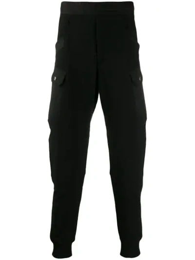 Alexander Mcqueen Relaxed Jogging Trousers In Black