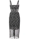 DION LEE PANELLED LACE DRESS