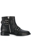 CASADEI ZIPPED ANKLE BOOTS