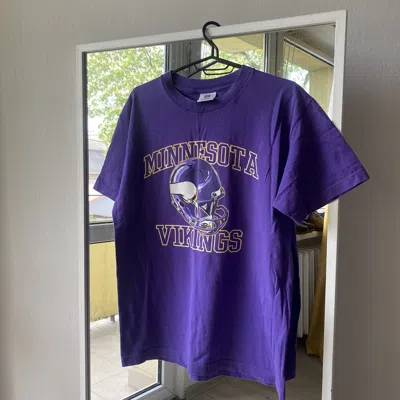 Pre-owned 1990x Clothing X Nhl Vintage Minnesota Vikings T-shirt In Purple
