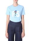 PS BY PAUL SMITH T-SHIRT WITH LOGO PRINT,11011036