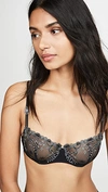Simone Perele Delice Demi Cup Unlined Underwire Bra In Midnight