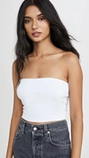 Susana Monaco Essential Crop Tube Top In Sugar
