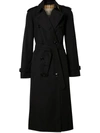 BURBERRY DOUBLE-BREASTED GABARDINE TRENCH COAT