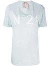 N°21 Light Blue Cotton T-shirt In Blue