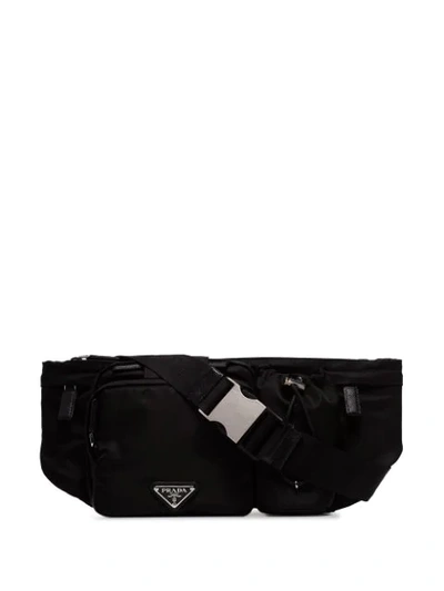 Prada Logo Plaque Cross-body Bag - 黑色 In Black