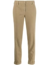 Aspesi Slim Fit Chinos In Neutrals
