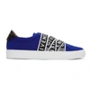 GIVENCHY GIVENCHY BLUE JERSEY URBAN KNOTS SNEAKERS