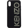 KENZO KENZO BLACK GLOW-IN-THE-DARK LOGO IPHONE X/XS CASE