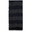 YOHJI YAMAMOTO YOHJI YAMAMOTO BLACK NEEDLE PUNCH SCARF