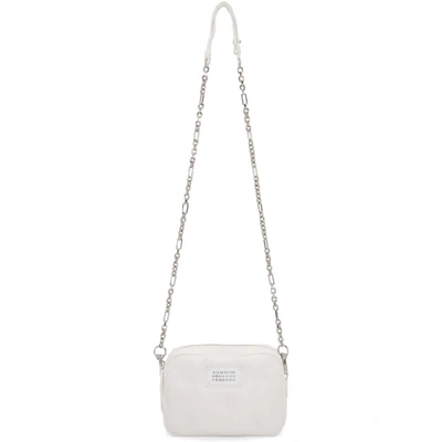 Maison Margiela White Small Rectangular Glam Slam Bag In T1003 White