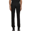 GIVENCHY GIVENCHY BLACK BUCKLE CHINO TROUSERS